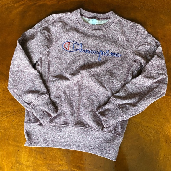 Champion Reverse Weave crewneck sweatshirt purple Medium - Picture 4 of 13